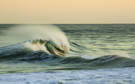 Waves - beach, nature, sea, waves