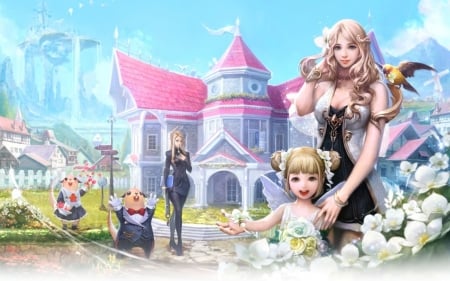 Aion Fantasy - fantasy, aion, blonde, cg