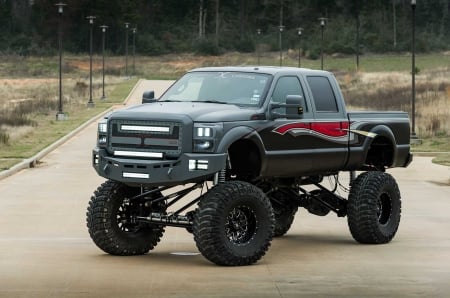 2012-Ford-F-250 - Truck, Matte Gray, 2012, Lift