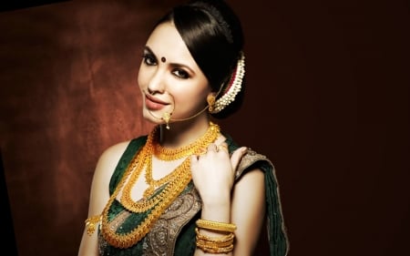 Traditional Indian Beauty - Beauty, indian, women, culture