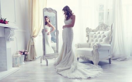 Bride - bride, girl, photo, hair