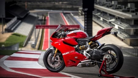 Ducati 1199Panigale - 1199, super, ducati, red