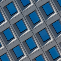 Blue and Silver Windows