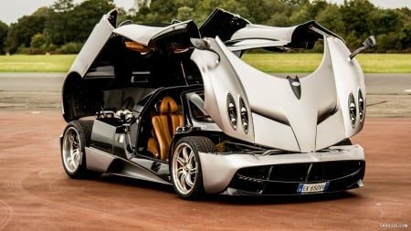 Pagani - drive, car, Pagani, wheel