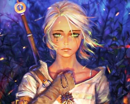 Cirilla - nababa, game, league of legends, blue, girl, fantasy, woman, art, cirilla