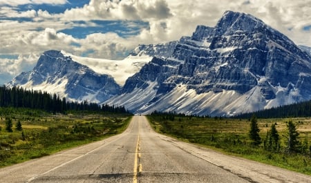 Wonderful our planet - mountains, amazing, road, clouds