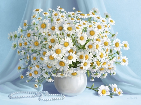 Still Life - flowers, daisies, photography, soft