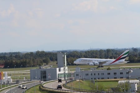 A 380 take off - aircraft, airbus, takeoff, a380