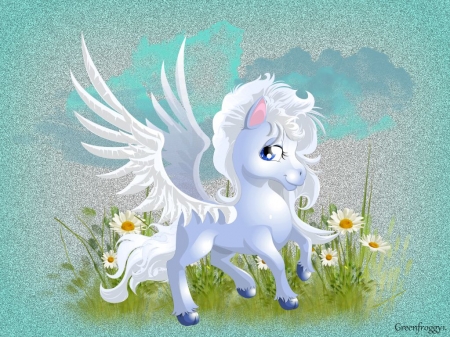 ANGEL PONY - creation, pony, art, angel