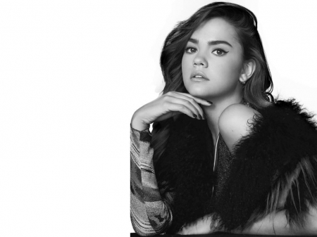 Maia Mitchell - beautiful, singer, Maia, Mitchell, actress, fur, Maia Mitchell, model, wallpaper