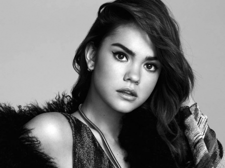 Maia Mitchell - beautiful, singer, Maia, Mitchell, actress, fur, Maia Mitchell, 2015, model, face, wallpaper