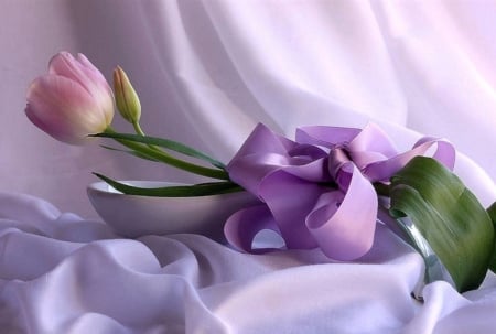 To My Love - flower, love, tulip, purple