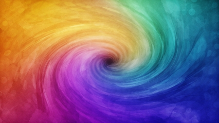 Swirl - swirl, purple, pink, yellow, blue, rainbow, spiral, texture, green