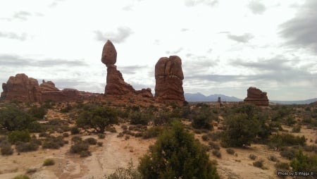 Moab, Utah - nature, boulders, utah, clouds, canyons, moab