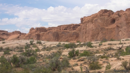 Moab, Utah - nature, sky, utah, clouds, moab, mountains