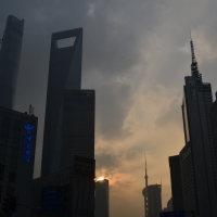 Sunset in Shanghai