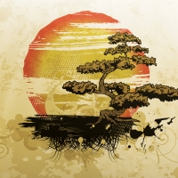 Bonsai Island Tree