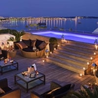 fantastic hotel suite terrace in cannes