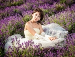 Woman in White Dress