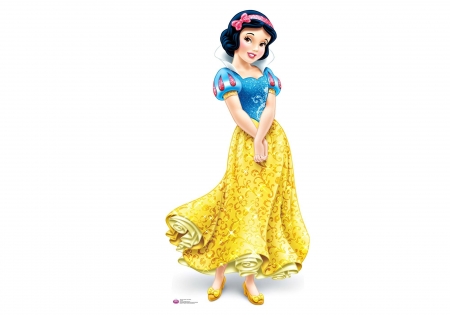 Snow White - movie, girl, tale, fantasy, white, yellow, blue, anime, disney, snow white