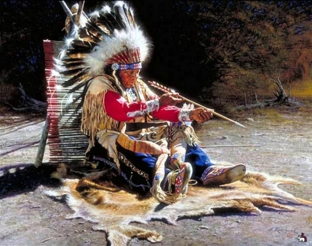 Fine Art - indian, man, painting, amazing