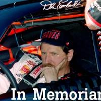 #3 Dale Earnhardt, Sr. in his Car