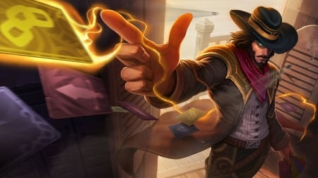 Twisted Fate - twisted fate league of legends, twisted fate, lol, league of legends