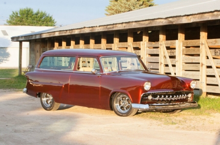 1954-Ford-Ranch-Wagon - 1954, wagon, classic, chrome