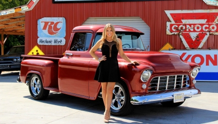 1956-Chevy-Pick-Up - 1956, classic, truck, model