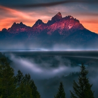 Foggy Snake River