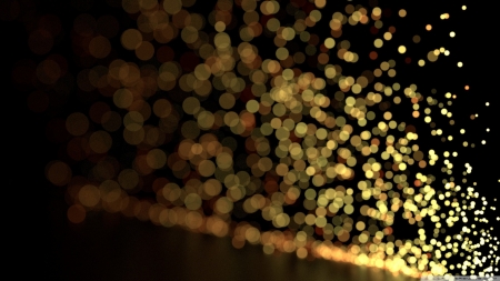 Blurry sparks - bokeh, sparkling, background, photography, wallpaper, gold, abstract, macro, golden, blurry