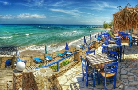 Romantic Dinner - island, paradise, ocean, beach