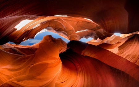 Canyon - cliffs, cave, nature, canyon