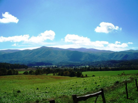 Cades Cove - mountains, nature, fields