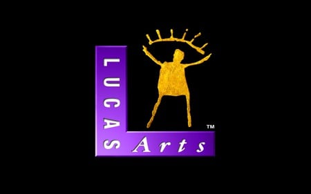 LucasArts Logo - wars, star, logo, lucas, widescreen, black, awesome, lucasarts, arts