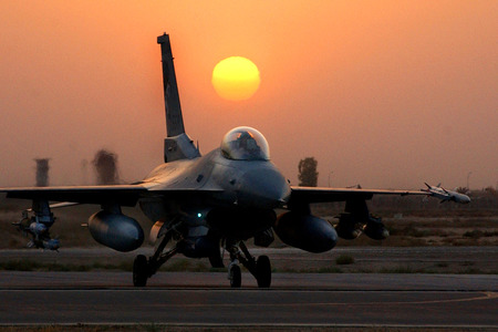 F-16 Sunset