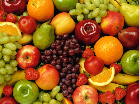 Fresh Fruit - pears, fruits, grapes, apples, oranges