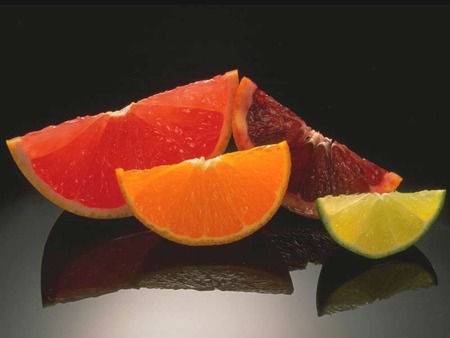 Fruity Wedges - fruit wedges, guava, orange, lemon