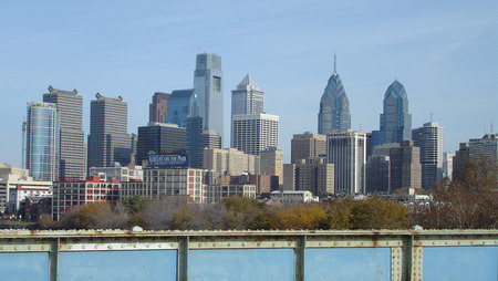 The Philadelphia Skyline - the victy of neighborhoods, cradle of liberty, phladelphia skyline, the birth place of america, the city that loves you back, the city of brotherly love, the quaker city, philadelphia