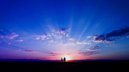 Sunrise - nature, sky, sunrise, sun