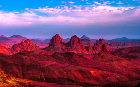 Desert Rocks - sand, desert, mountain, rocks