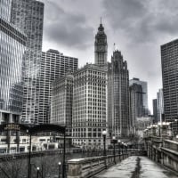 chicago riverwalk hdr