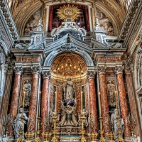 amazing ornate church interior hdr