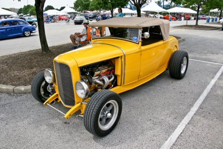 1931 Ford Roadster - 1931, Yellow, Hotrod, Classic