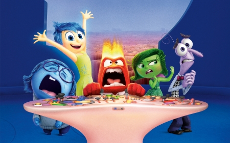 Inside Out Emotions - Out, Emotions, Inside, 2015, Disney