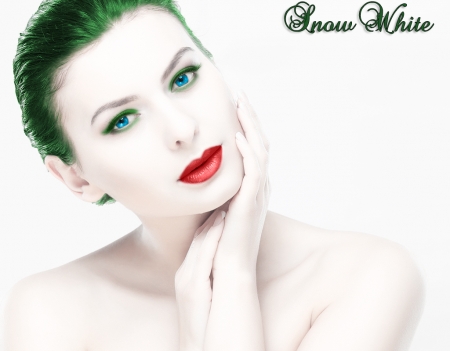 Snow white - beauty, snow white, porcelain, makeup