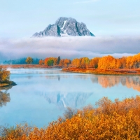 Mount Moran in Autumn