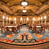 crystal ball room in biltmore hotel hdr