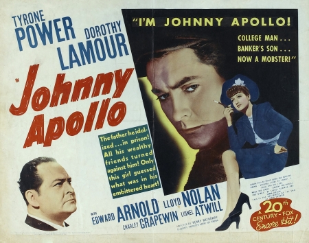 Classic Movies - Johnny Apollo (1940) - Tyrone Power, Johnny Apollo, Lloyd Nolan, Classic Movies