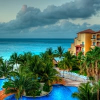 gorgeous cancun resort hotel hdr